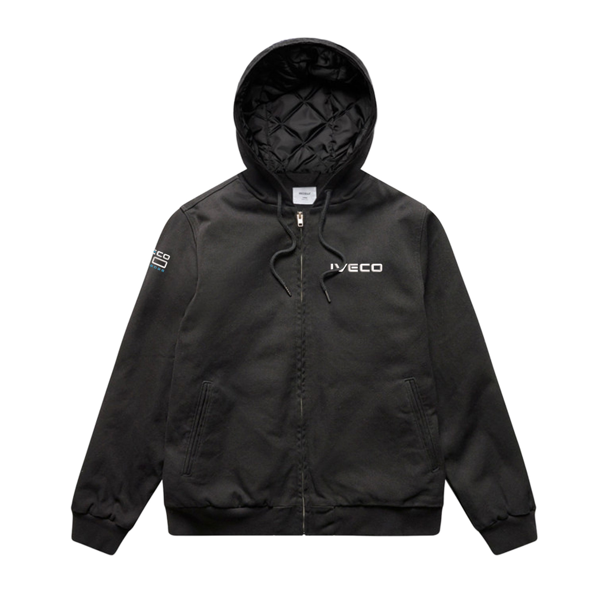 Canvas Bomber Hood Jacket (IV018) Canvas Bomber Hood Jacket (IV018)